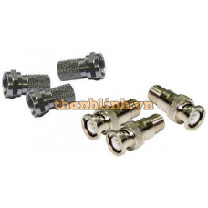 Male F + BNC CONNECTOR F5 + BNC-03